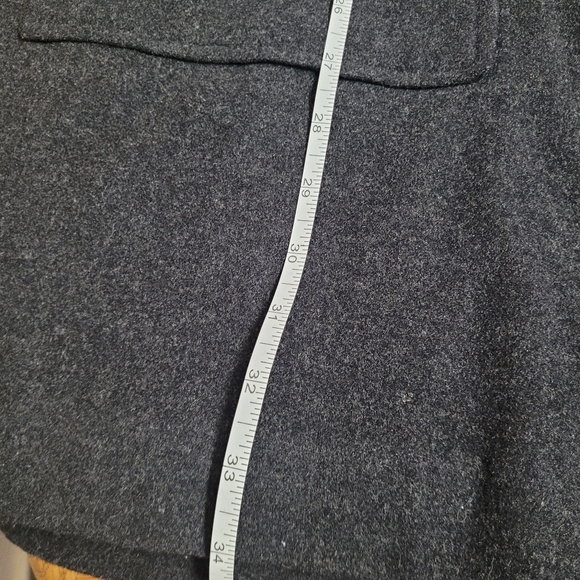 Women's L.L.Bean Wool Blend Coat With Removable Hood Large - Picture 11 of 11